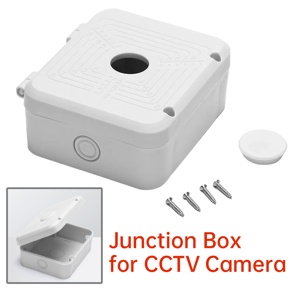 Outdoor Sport Camera - 防水ジャンクションボックス CCTV カメラ用ビデオワイヤーボックス電源ケーブルボックス屋外電子カメラ保護ボックス白