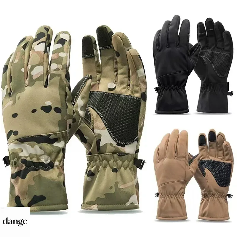 Outdoor Sport Gloves - 冬用防水迷彩ハンティンググローブ滑り止めタッチスクリーン対応保温スキー、キャンプ、サイクリング、アウトドア、釣り、スポーツセット