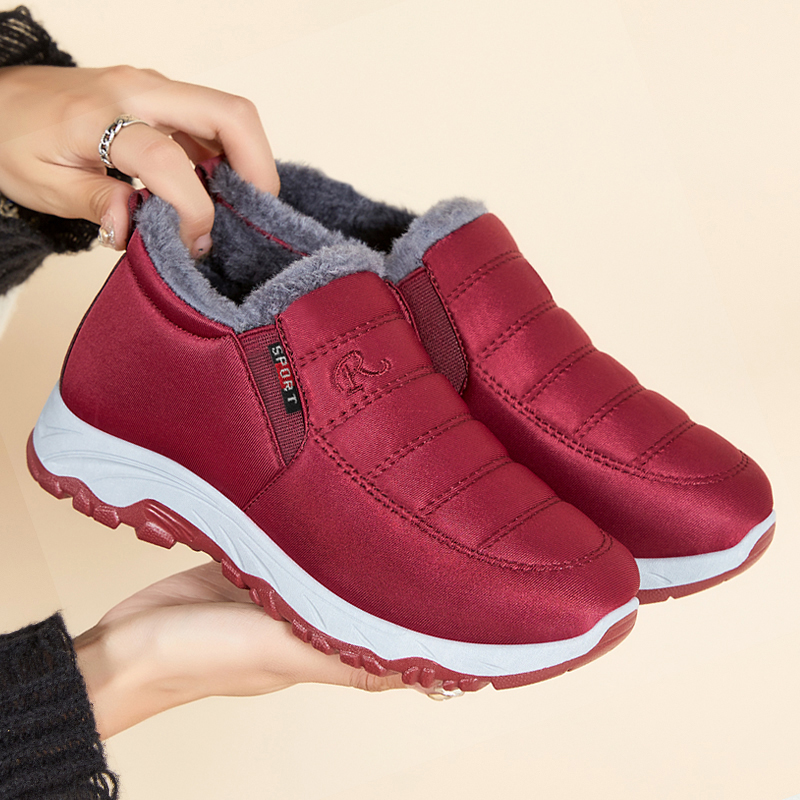 Climbing Shoe Beginner - 女性のための豪華なスリッポンアンクルブーツ,雪のプラットフォームシューズ,カジュアルなパンクブーツ,ユニセックスのファッション,冬