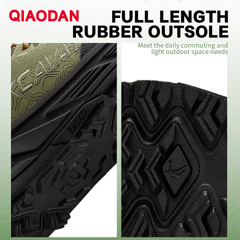 QIAODAN ハイキングシューズ男性革冬アンチスリップアウ - Climbing Shoe Beginner のレビューと価格