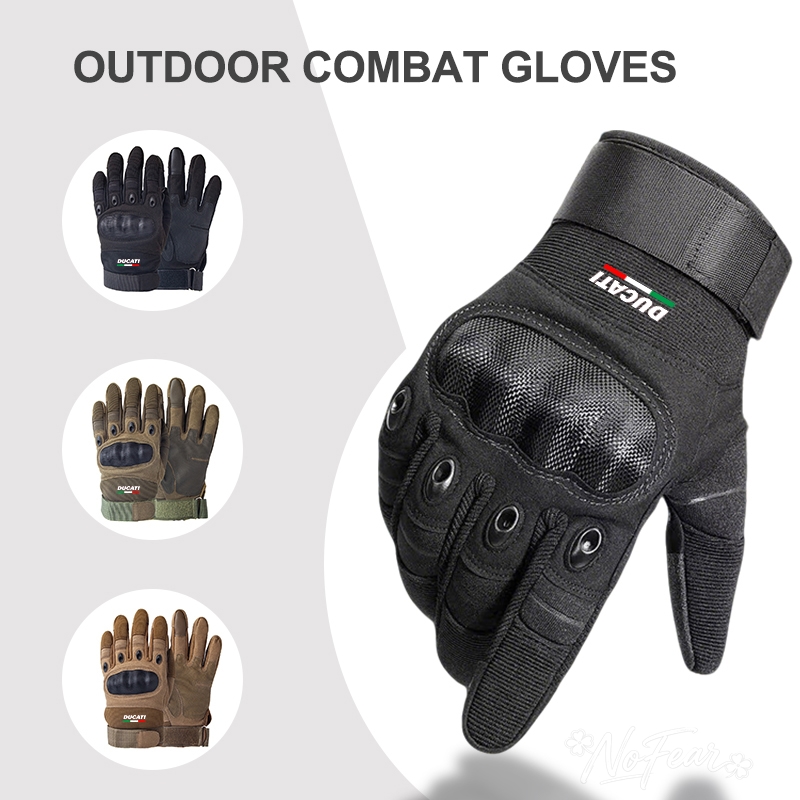 2 個屋外戦術手袋男性女性保護シェルミトン滑り止めトレーニン - Outdoor Sport Gloves のレビューと価格