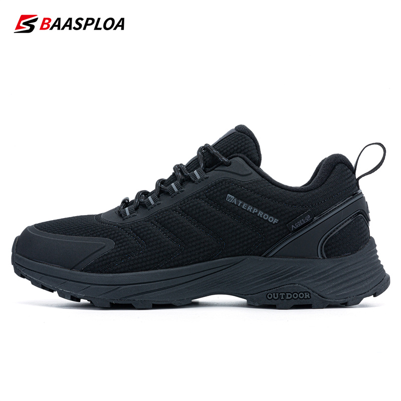 Baasploa 男性ハイキングシューズ防水アウトドアクライ - Climbing Shoe Beginner のレビューと価格
