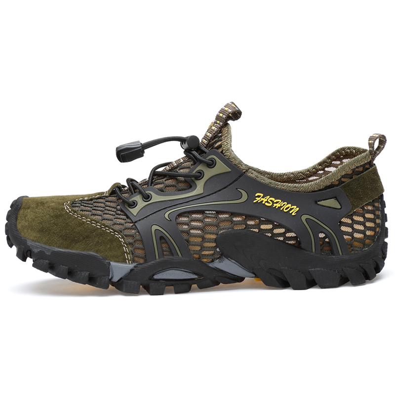 メンズサマーハイキングシューズ,通気性のあるスエードとメッシ - Climbing Shoe Beginner のレビューと価格