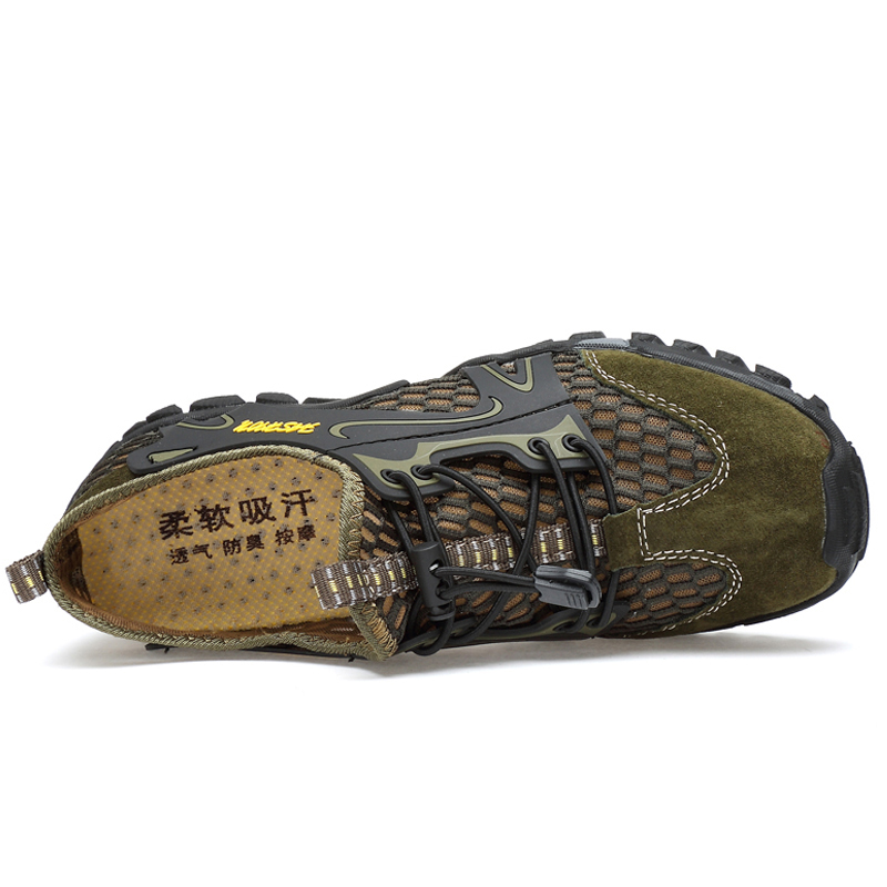 メンズサマーハイキングシューズ,通気性のあるスエードとメッシ - Climbing Shoe Beginner のレビューと価格