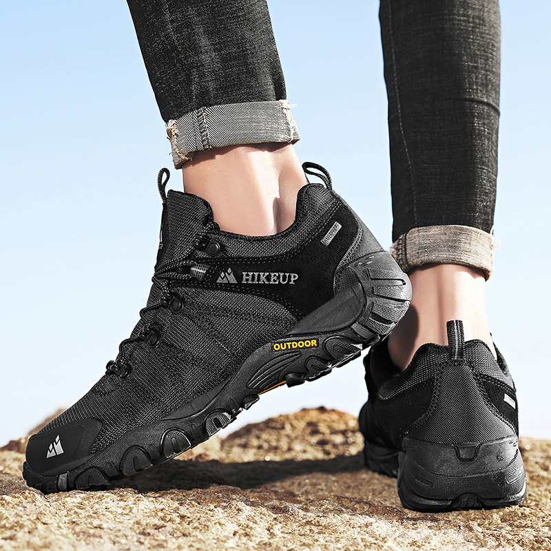 HIKEUP ノンスリップ男性ハイキングシューズ通気性屋外耐 - Climbing Shoe Beginner のレビューと価格
