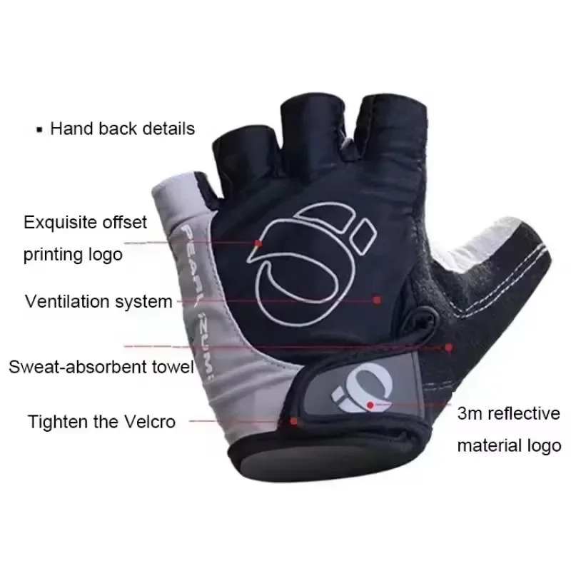 屋外サイクリング衝撃吸収ハーフフィンガーグローブユニセックス - Outdoor Sport Gloves のレビューと価格