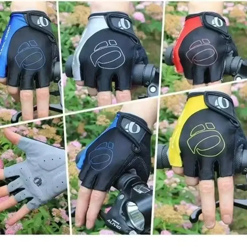 屋外サイクリング衝撃吸収ハーフフィンガーグローブユニセックス - Outdoor Sport Gloves のレビューと価格